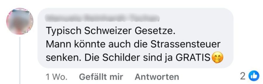 Darum plant die Gemeinde auch nicht, die Schilder anzupassen.