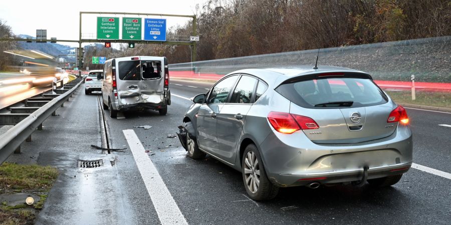 Auffahrkollision A14