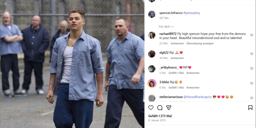 Schauspieler Spencer Lofranco