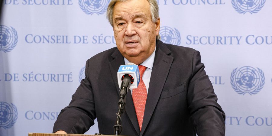 In den USA werde «die Macht des Gesetzes durch das Gesetz der Macht ersetzt», sagt Guterres. (Archivbild)