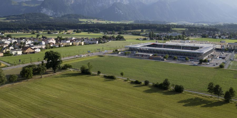 Der Thuner Stadtrat entscheidet am 16. Januar über den Investitionsbeitrag der Stadt Thun am Swiss Football Home. (Archivbild)