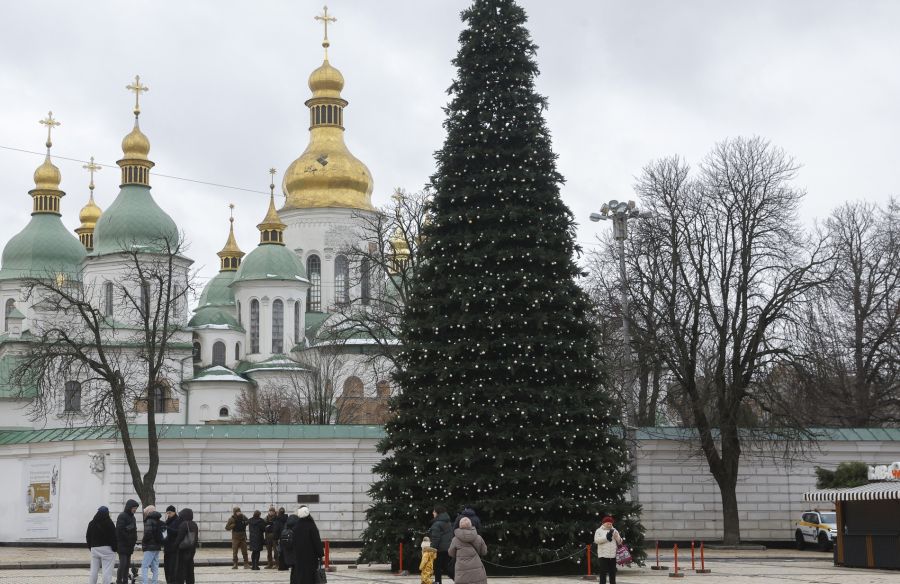 Hintergrund ist eine Ansprache von Selenskyj am Heiligabend.