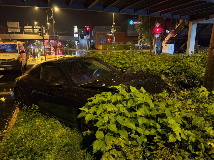 Beim Unfall entstand Sachschaden.