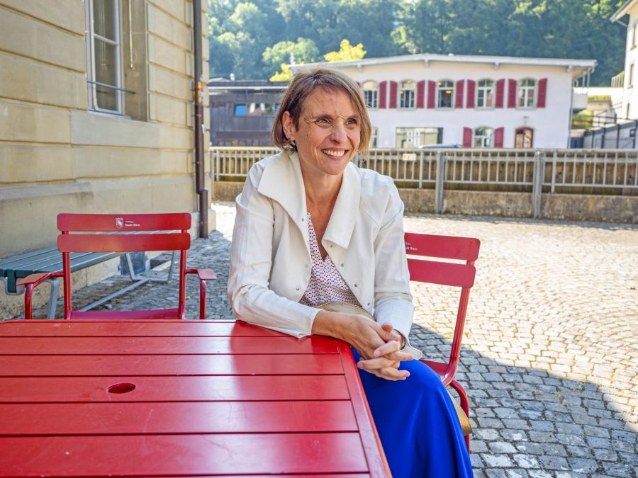 Claudine Esseiva im Gespräch