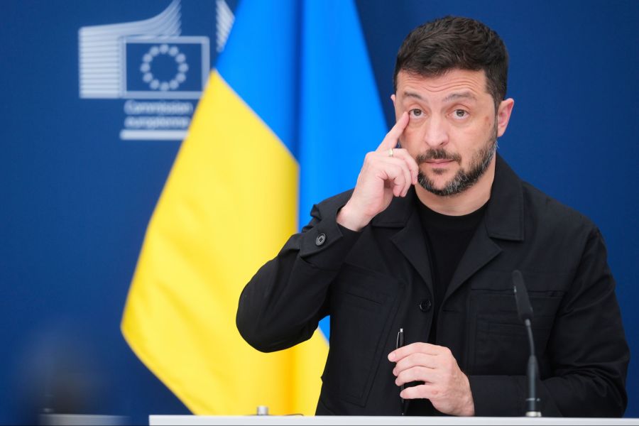 Ukrainischer Präsident Selenskyj in Brüssel
