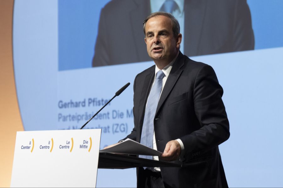 Dann gab auch Parteipräsident Gerhard Pfister sein Amt ab.