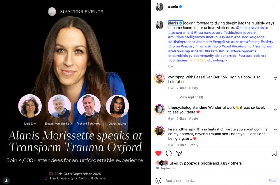 Poster Oxford Alanis