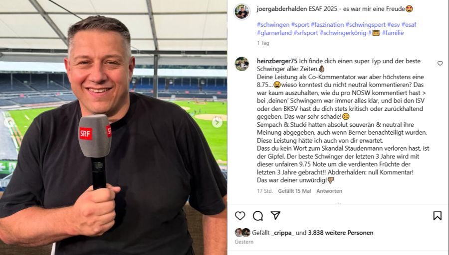 Jörg Abderhalden ESAF SRF
