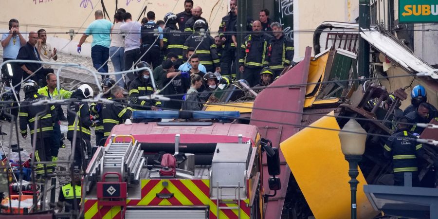 Standseilbahn-Unfall in Lissabon
