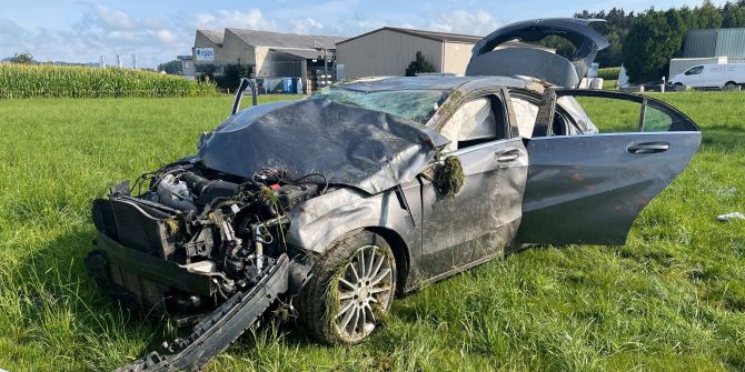 Selbstunfall auf A1.