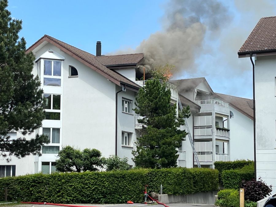 Brand in Menzingen