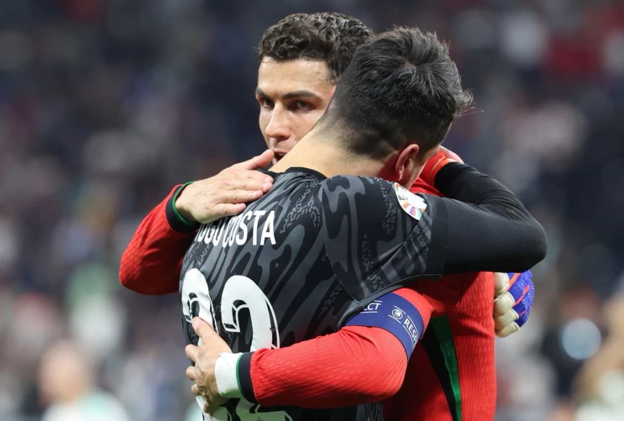 Cristiano Ronaldo weiss, bei wem er sich nach dem Viertelfinal-Einzug zu bedanken hat.