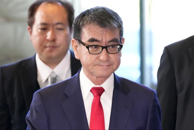 Taro Kono war einst ein Favorit im Rennen um den Posten als Ministerpräsidentenamt in Japan. Taro Kono