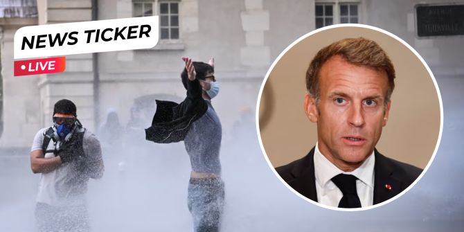 Frankreich Ticker Gewalt Macron