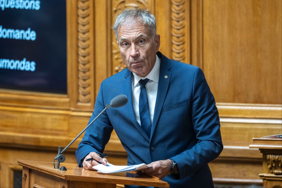 Auch Rémy Wyssmann will Bundesrat werden. Er ist Chef der Solothurner SVP und sitzt seit 2023 im Nationalrat.