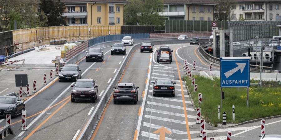 Die Stadtautobahn im Osten von Bern soll dereinst in den Untergrund verschwinden. (Archivbild)