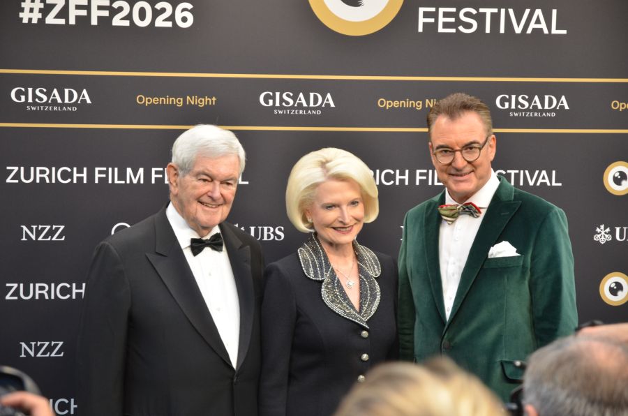 Hoher Besuch aus der Diplomatie: Newt Gingrich und US‑Botschafterin Callista Gingrich treffen ZFF‑CEO Christian Jungen.