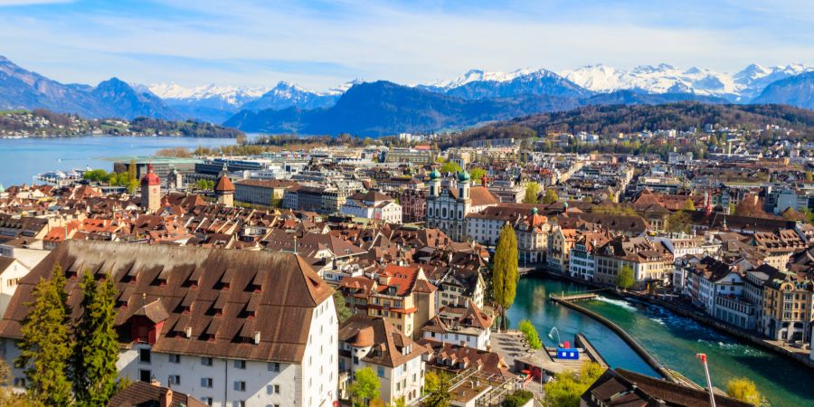 Stadt Luzern Panorama