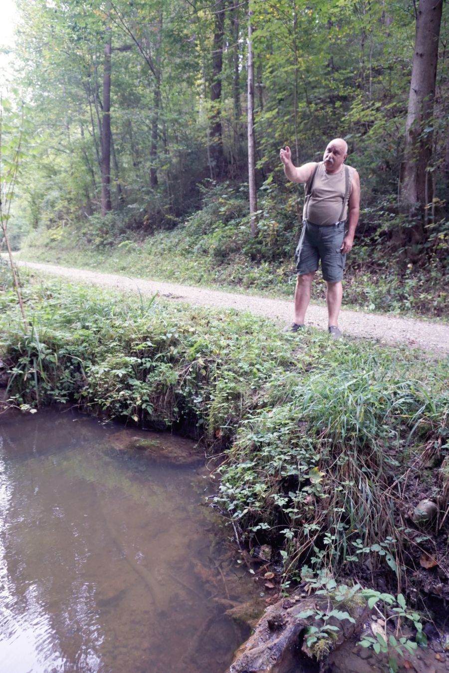 Der Steinibach führte auch im Hitzesommer immer Wasser.
