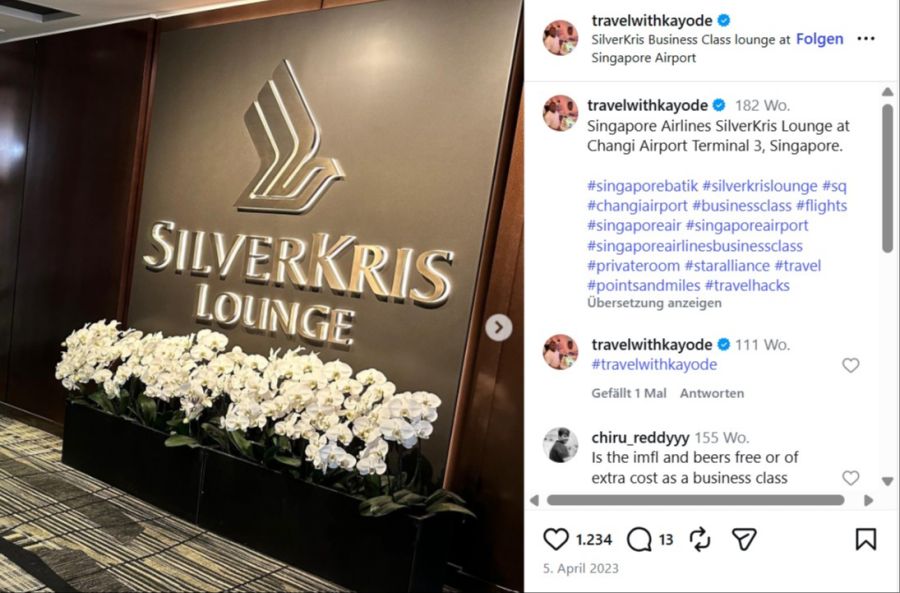 Singapore Airlines, Silver Kris Lounge (Singapur).