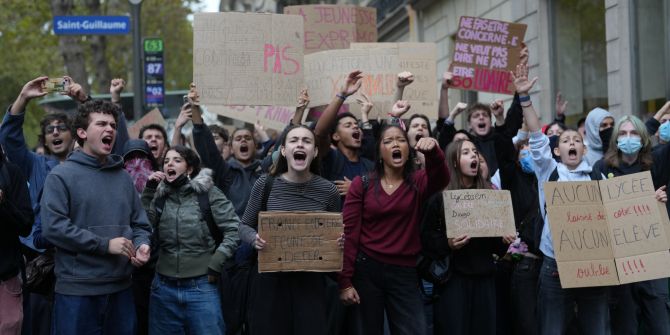 schülerproteste in frankreich