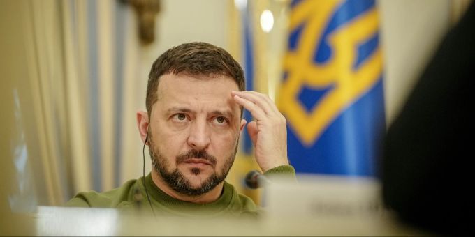 Der Präsident der Ukraine: Wolodymyr Selenskyj. Wolodymyr Selenskyj