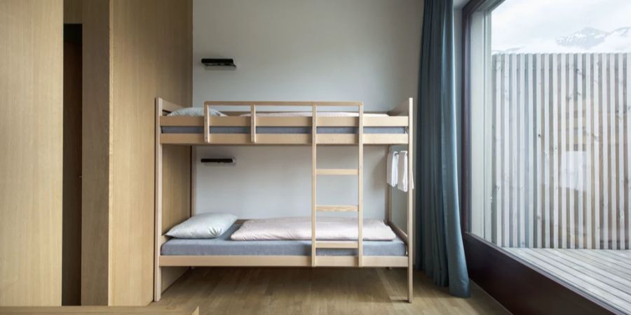 Schweizer Jugendherberge Stockbett