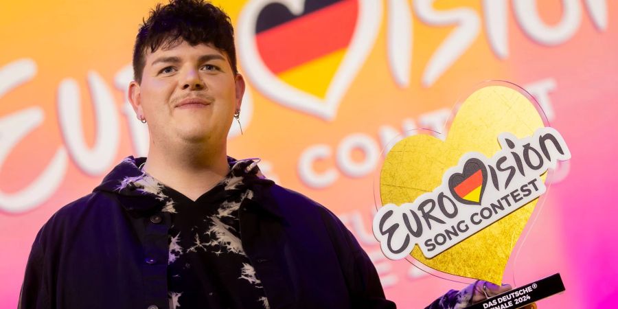 Sänger Isaak wird Deutschland beim Eurovision Song Contest in Malmö vertreten.