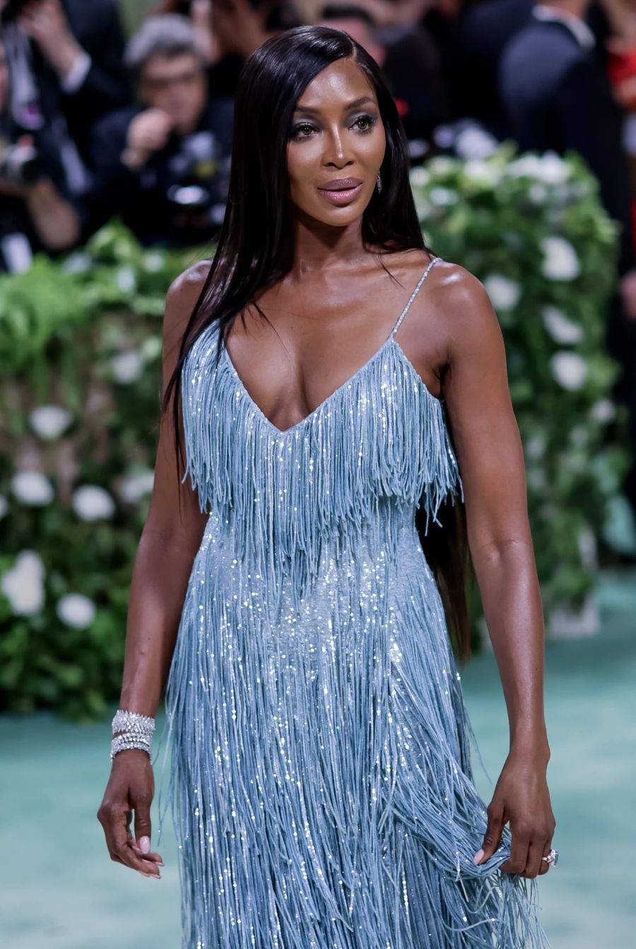 Model Naomi Campbell.