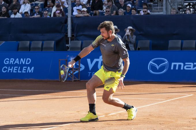 Stan Wawrinka an den Swiss Open in Gstaad. Wawrinka Gstaad Swiss Open