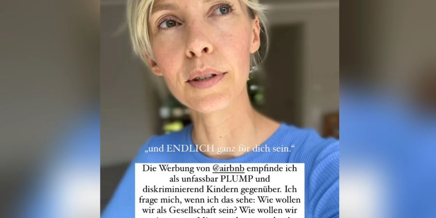 Die Werbung sei plump und diskriminierend Kindern gegenüber, findet diese deutsche Mutter und Influencerin.