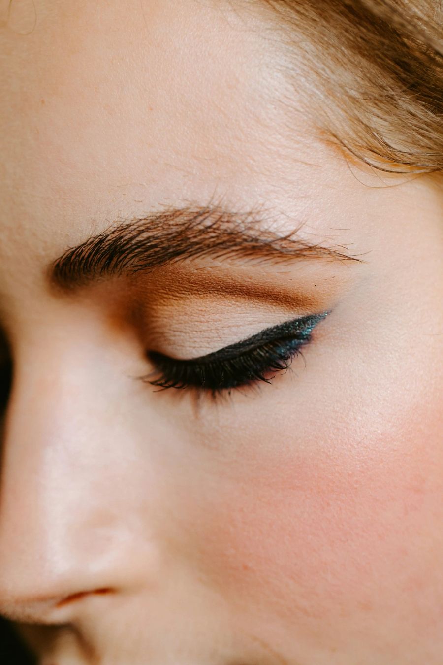 Eyeliner close up