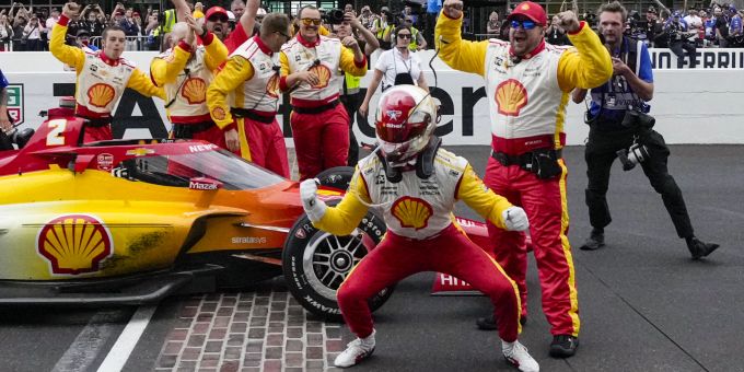 Josef Newgarden gewinnt wie schon im Vorjahr das Indy 500. Indy 500 Josef Newgarden