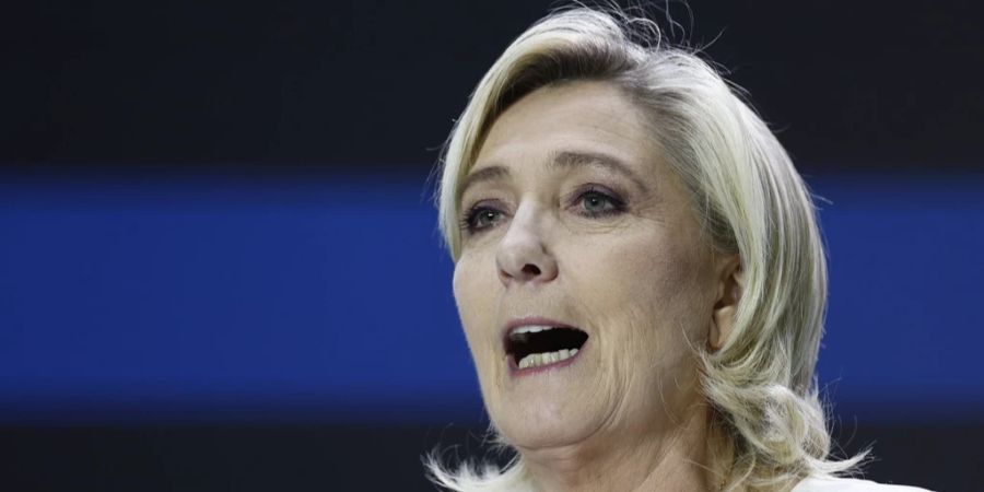 Marine Le Pen Kopf