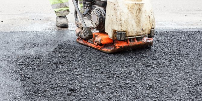 Asphalt Belag Belagsarbeiten Strasse