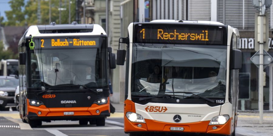 Der Kantonsrat Solothurn hat 84,2 Millionen Franken für das Globalbudget «Öffentlicher Verkehr» gesprochen. (Archivbild)