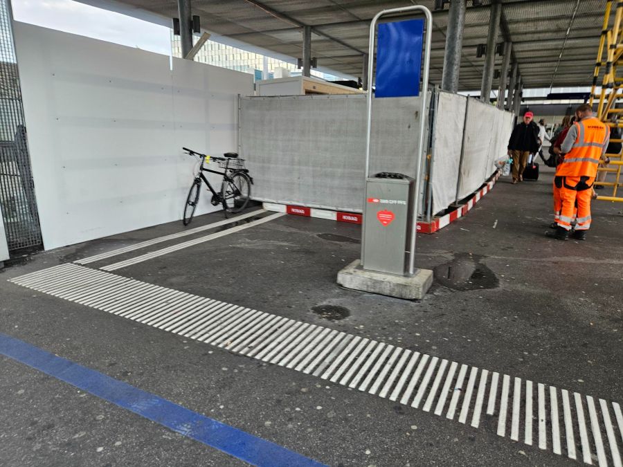 Auch Ränder am Boden dienen der Orientierung.
