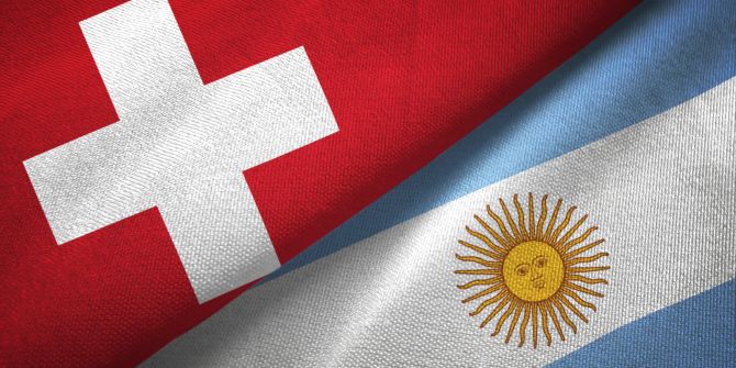 Flagge Schweiz Argentinien