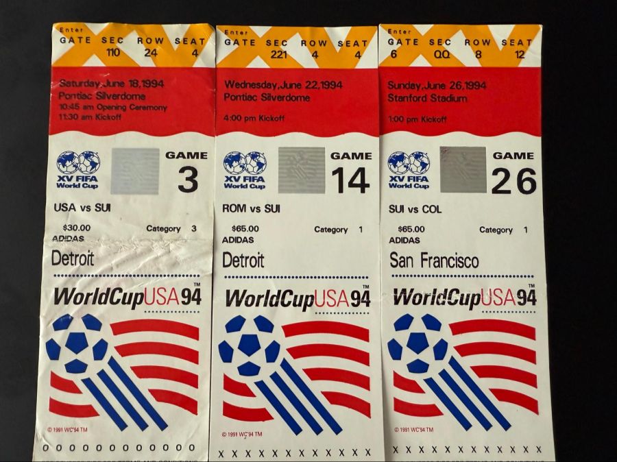 Bei der WM 1994 waren die Ticketpreise noch deutlich tiefer.