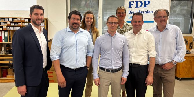 FDP Bundeshaus aktuell Luzern Juni