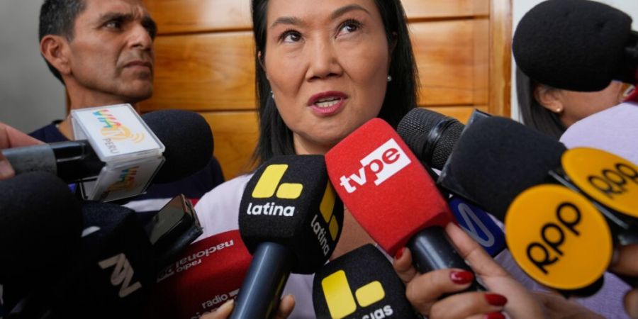 ARCHIV - Keiko Fujimori hat die Präsidentenwahl in Peru knapp gewonnen. Foto: Martin Mejia/AP/dpa