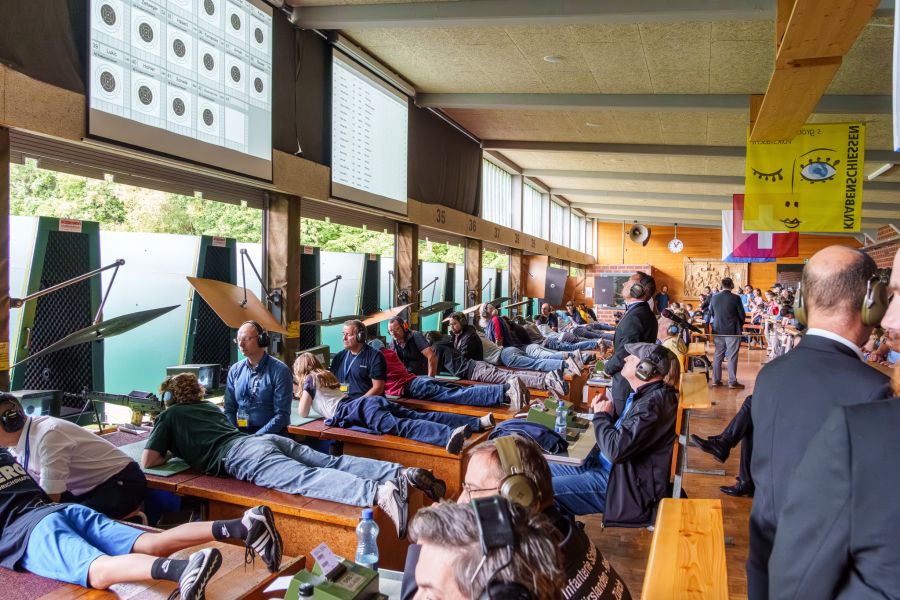 3400 Teilnehmerinnen und Teilnehmer waren am Knabenschiessen.