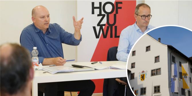 Thomas Feller (l.) und Andreas Breitenmoser legten die Fakten auf den Tisch. - Linda Bachmann