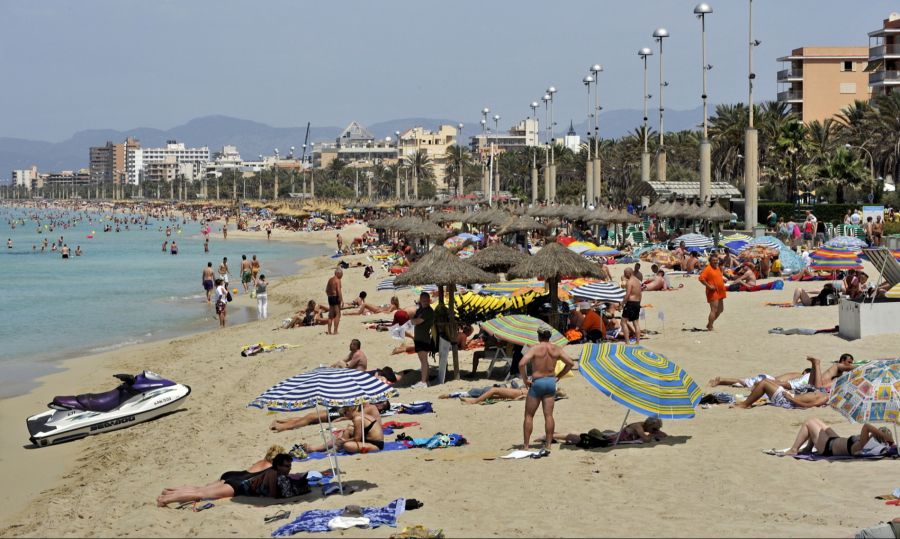 Der Vorfall ereignete sich auf offener Strasse an der Playa de Palma auf Mallorca.