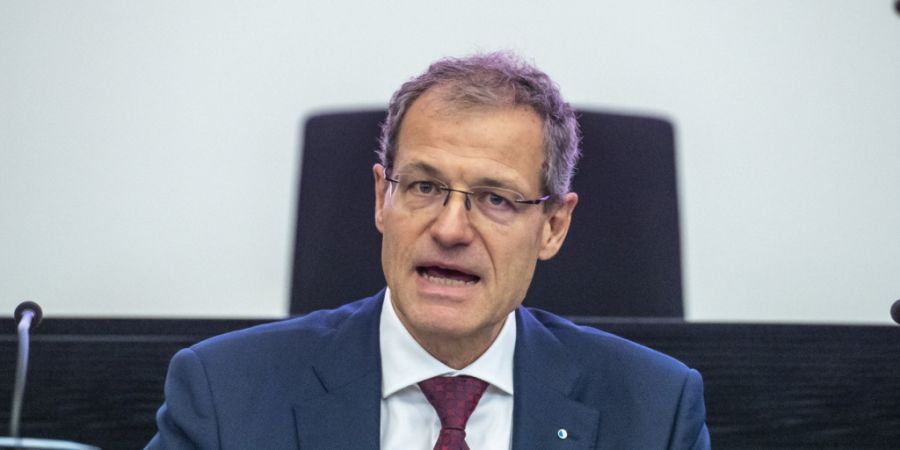 Die Luzerner Regierung rechnet ab 2028 mit roten Zahlen. Finanzdirektor Reto Wyss stellte den Aufgaben- und Finanzplan 2027-2030 am Mittwoch vor. (Archivaufnahme)