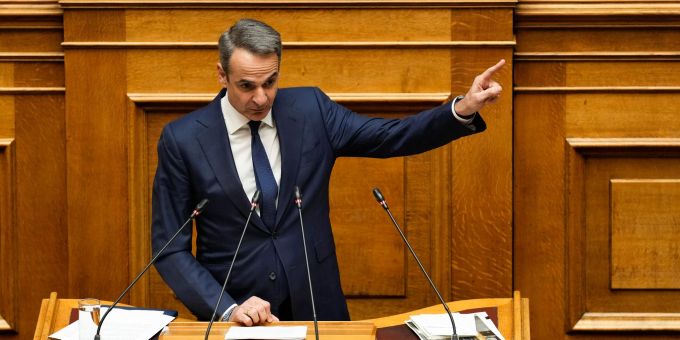 Soll Nordmazedonien wieder «Republik Mazedonien» heissen? Der griechische Ministerpräsident Kyriakos Mitsotakis warnt vor diesem Schritt (Archivbild). Soll Nordmazedonien wieder «Republik Mazedonien» heissen? Der griechische Ministerpräsident Kyriakos Mitsotakis warnt vor diesem Schritt (Archivbild).