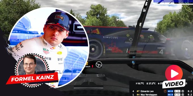«Verwöhnte Göre!» - Simracer schimpft nach Online-Crash über Verstappen