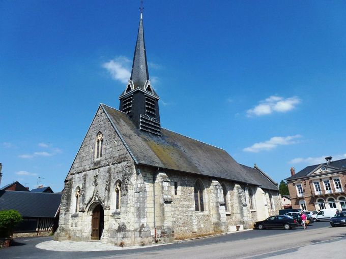 Die Kirche von Thiberville. Das Städtchen mit weniger als 2000 Einwohnern darf sich über ein grosses Erbe freuen. Thiberville