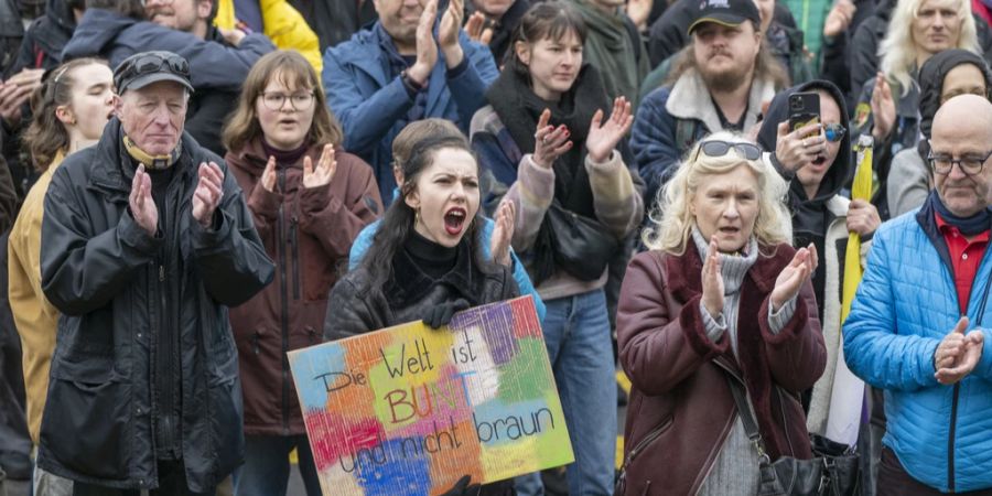 Demo Alice Weidel Einsiedeln