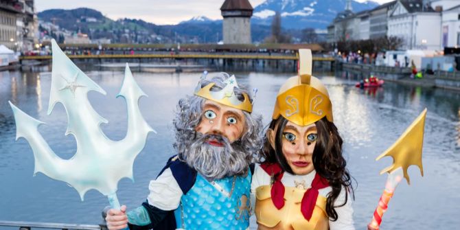 Am Samstag noch bewölkt, danach sonnig und immer wärmer: Die Winteraustreibung der Fasnacht hat in diesem Jahr Erfolg!